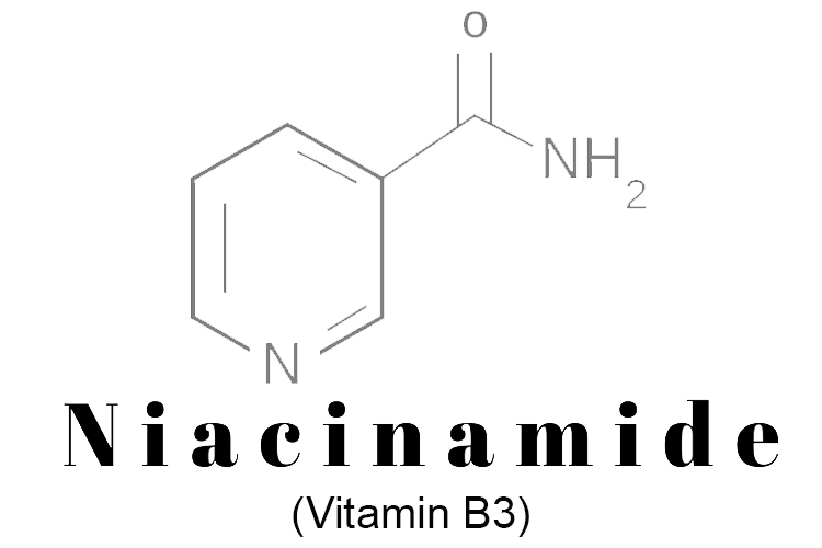 Công thức cấu tạo phân tử của niacinamide