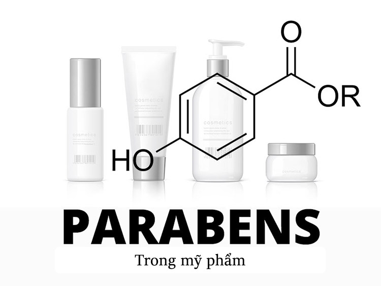Parabens được biết đến như một chất bảo quản dùng trong các mặt hàng mỹ phẩm